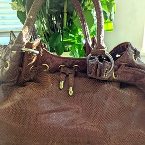 Big Budda snakeskin hobo bag